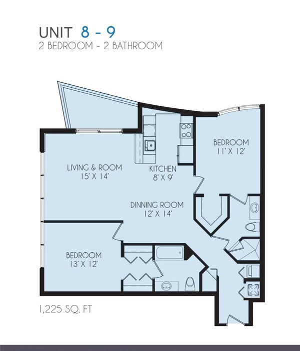 Unit 8-9 Floor Plan